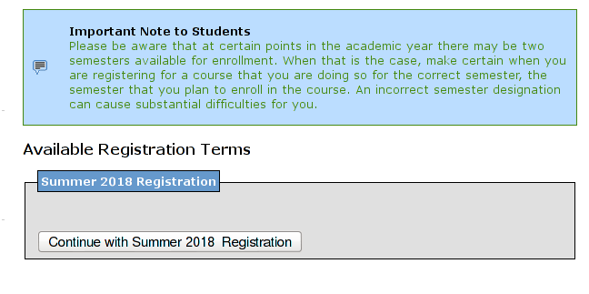 How to Register for Classes, Columbia Video Network